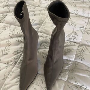 H&M Taupe Heeled Boots